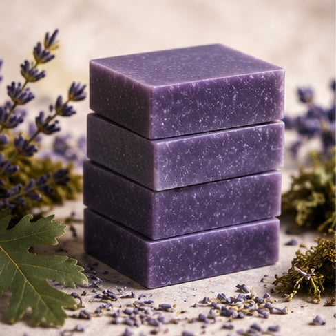 Velvet Moss Scrub Cleansing Bar